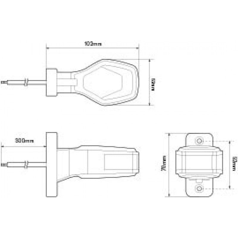 Arm Lamp Short 1009LR (2-Pack)