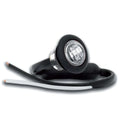 Rund Frontmarkering 28mm Vit