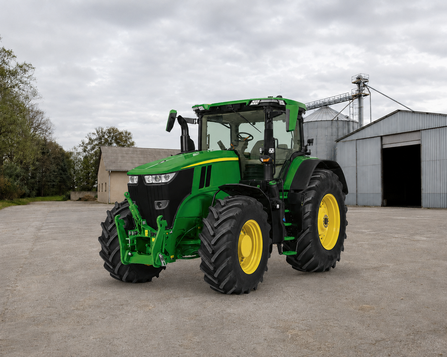 John Deere 7R Traktorbord