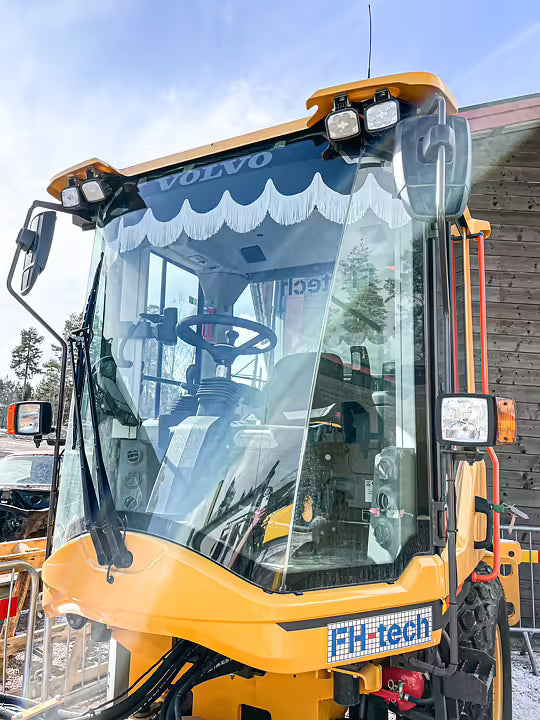 Kurvigframrutegardin Volvo SD75B - SD160B