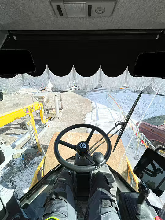 Kurvigframrutegardin Volvo SD75B - SD160B